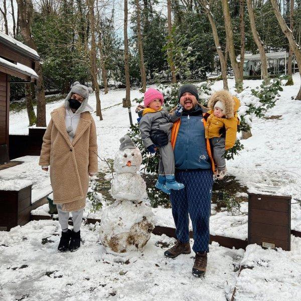 Ünlülerin kar paylaşımları