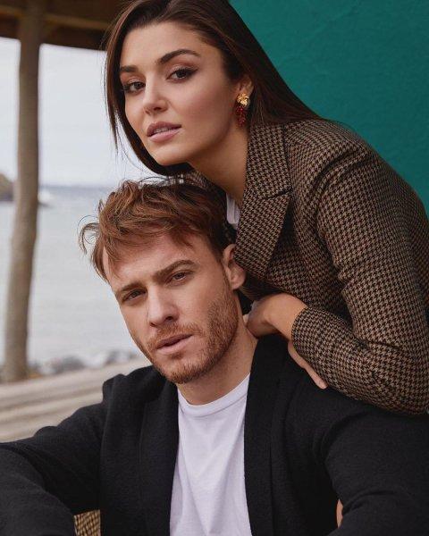 Biten Kerem Bürsin ve Hande Erçel aşkından kareler