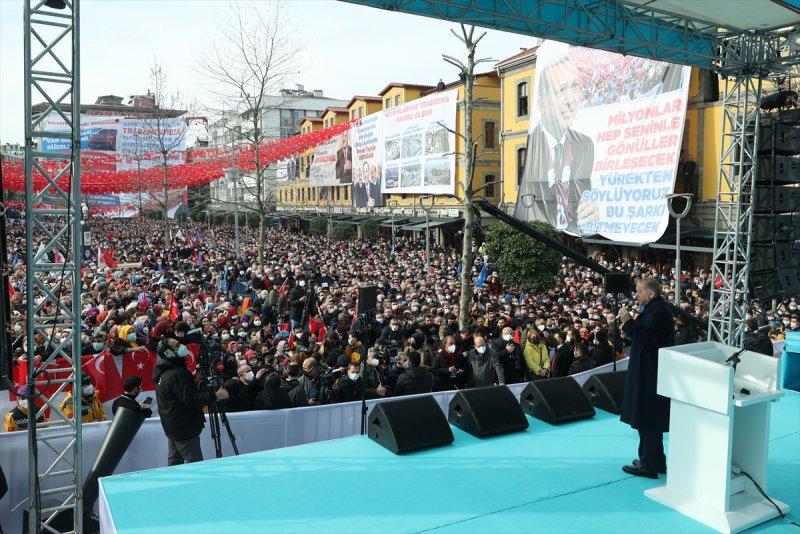 Cumhurbaşkanı Erdoğan Trabzon'da toplu açılış törenine katıldı