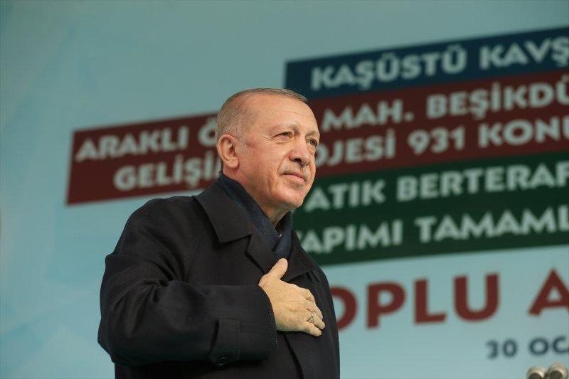 Cumhurbaşkanı Erdoğan Trabzon'da toplu açılış törenine katıldı