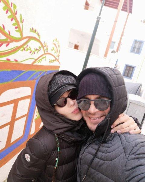 Berk Oktay ve Yıldız Çağrı Atiksoy'un birliktelik pozları