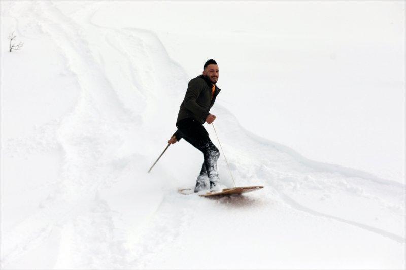 Rize'de lazboard ile kayak keyfi