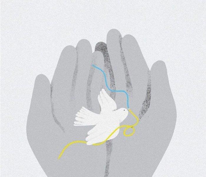 Sanatçılar çizimleriyle, Rus Ukrayna savaşını anlattı