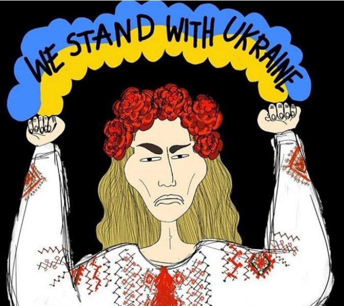 Sanatçılar çizimleriyle, Rus Ukrayna savaşını anlattı