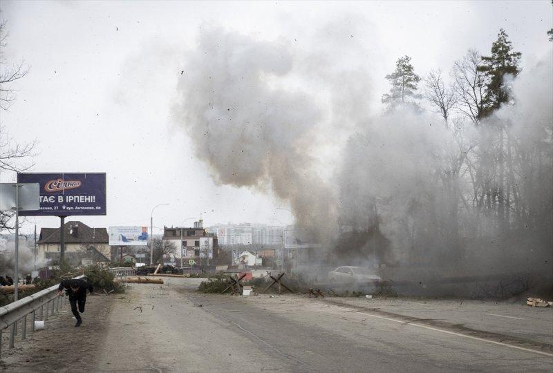 Çatışmaların arasında tahliye edilen Ukraynalıların kareleri