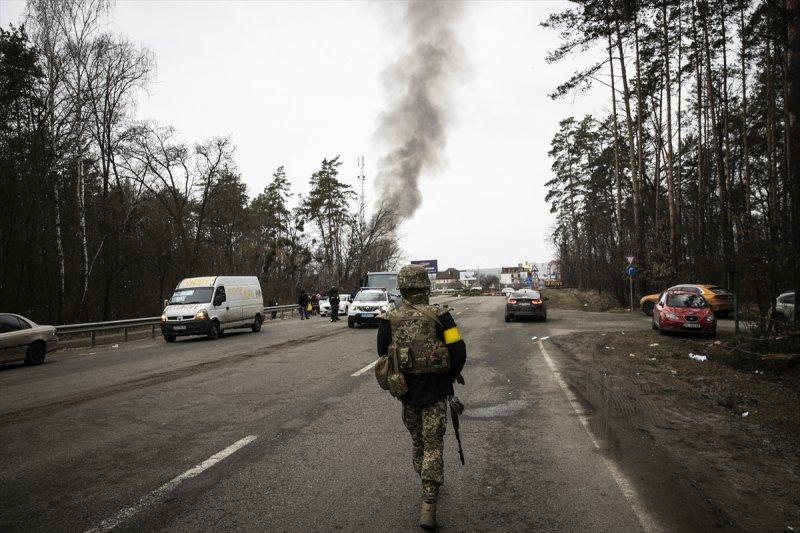 Çatışmaların arasında tahliye edilen Ukraynalıların kareleri