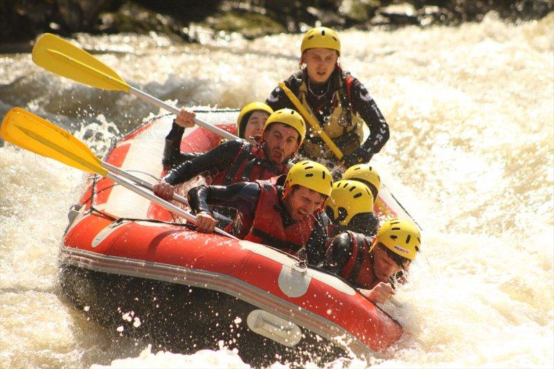 Melen Çayı'nda rafting sezonu başladı