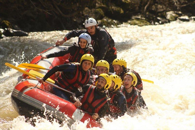 Melen Çayı'nda rafting sezonu başladı