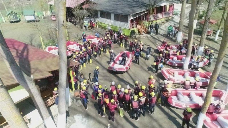 Melen Çayı'nda rafting sezonu başladı