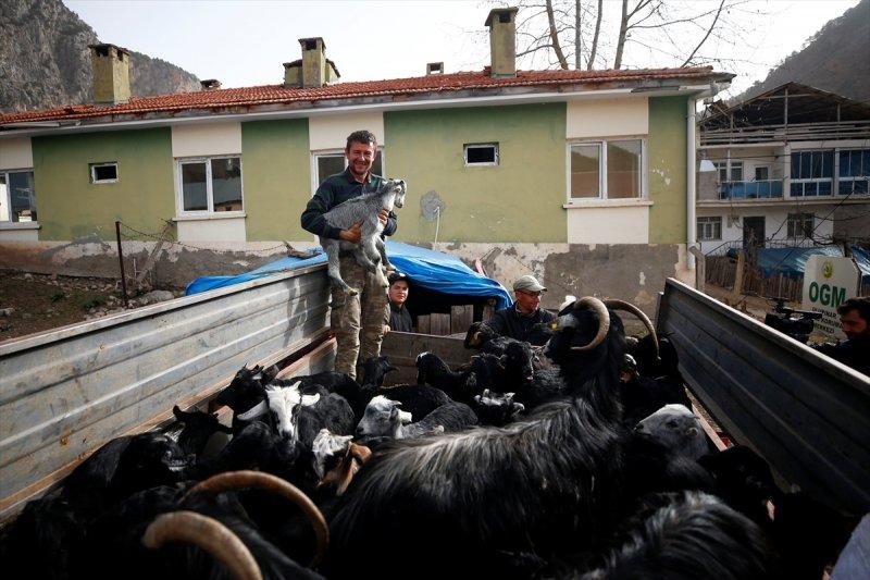 Kayserili besicilerin, sürüleriyle Aladağ yaylalarına zorlu yolculuğu