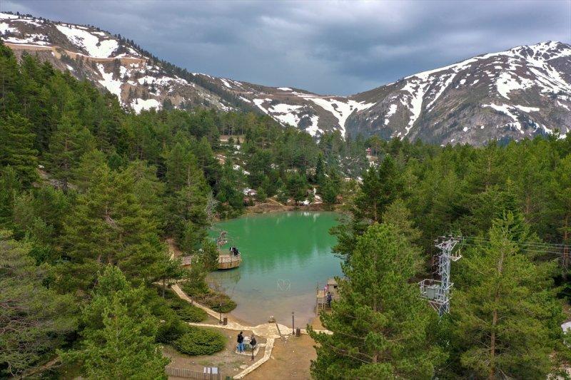 Limni Gölü, baharla birlikte ziyarete açıldı