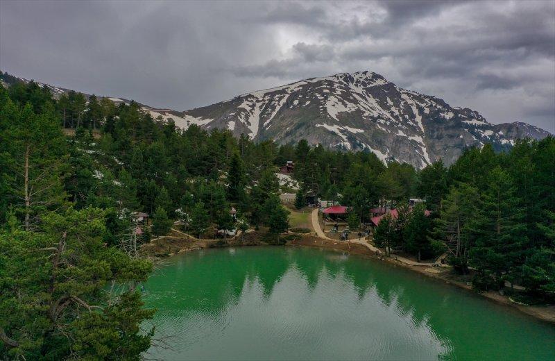 Limni Gölü, baharla birlikte ziyarete açıldı