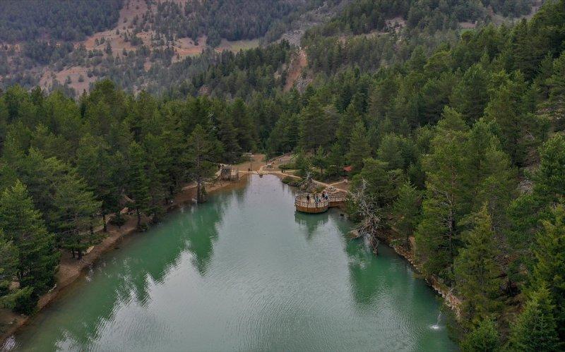 Limni Gölü, baharla birlikte ziyarete açıldı