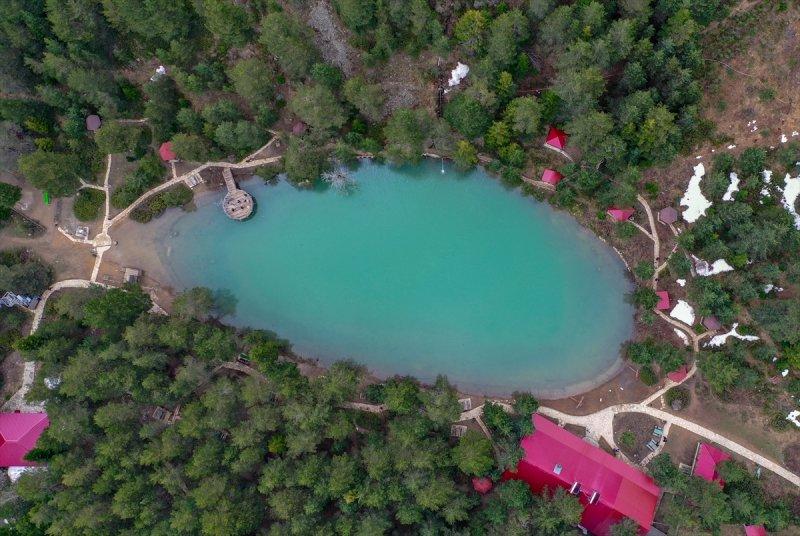 Limni Gölü, baharla birlikte ziyarete açıldı