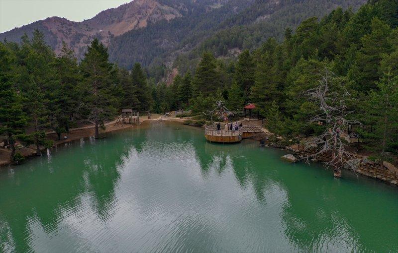 Limni Gölü, baharla birlikte ziyarete açıldı