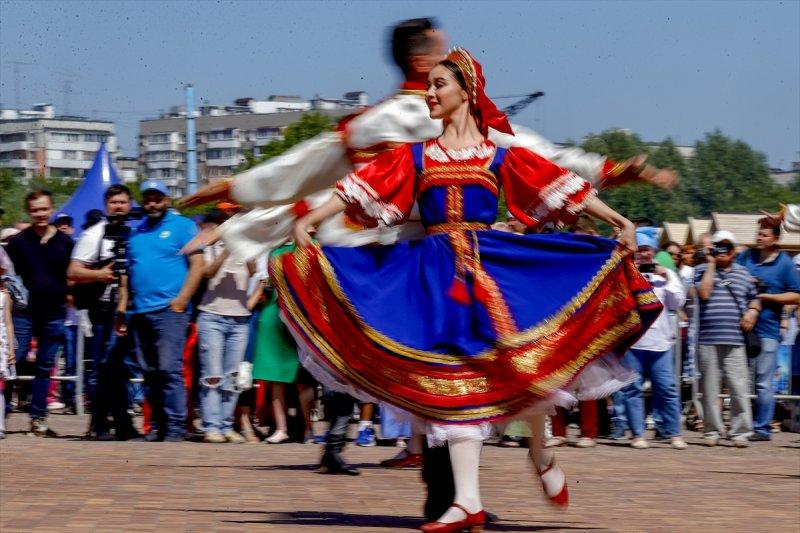 Rusya'daki Tatarlar ve Başkurtlar, Sabantuy Bayramı'nı kutladı