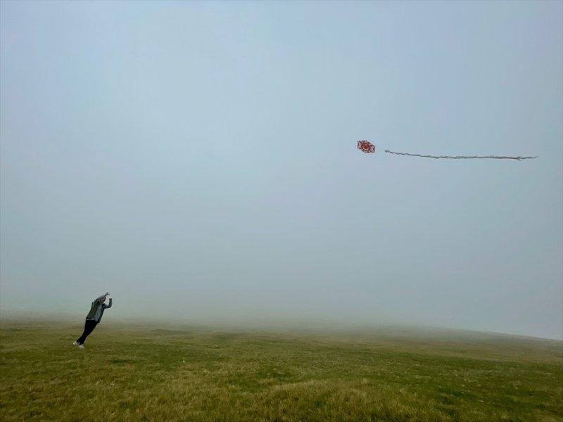Karadeniz yaylaları sis altında