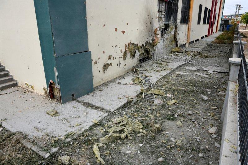 Terör örgütü PKK/YPG'nin Karkamış'a roketli saldırısı