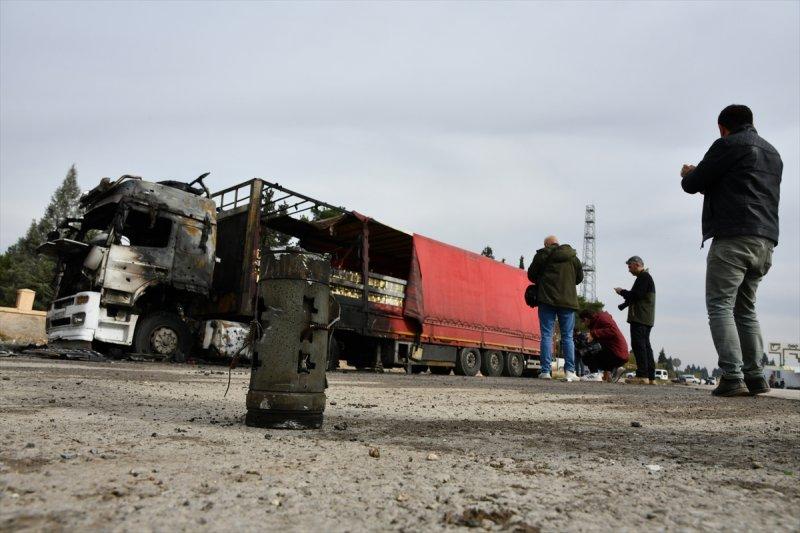 Terör örgütü PKK/YPG'nin Karkamış'a roketli saldırısı