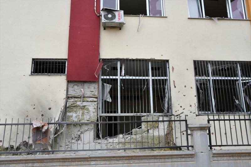 Terör örgütü PKK/YPG'nin Karkamış'a roketli saldırısı