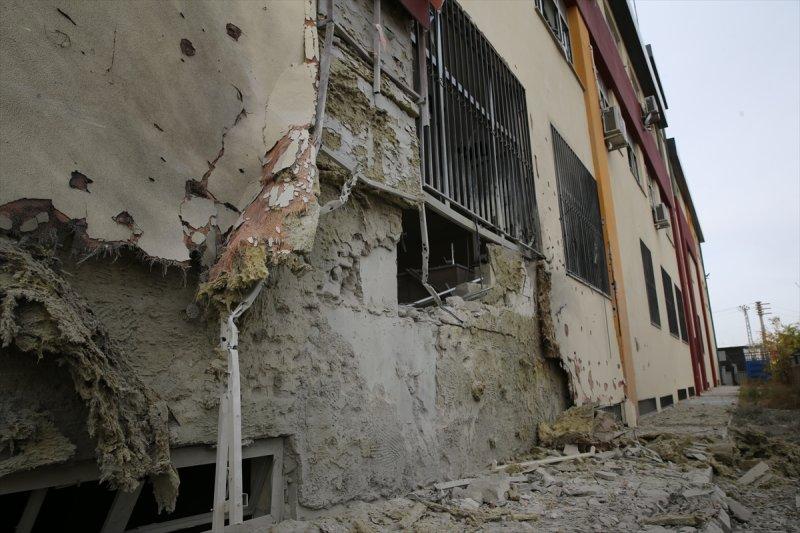 Terör örgütü PKK/YPG'nin Karkamış'a roketli saldırısı