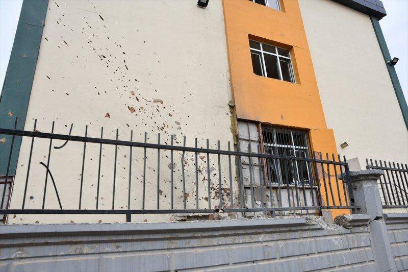 Terör örgütü PKK/YPG'nin Karkamış'a roketli saldırısı