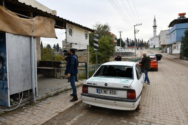 Terör örgütü PKK/YPG'nin Karkamış'a roketli saldırısı