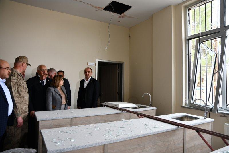 Terör örgütü PKK/YPG'nin Karkamış'a roketli saldırısı