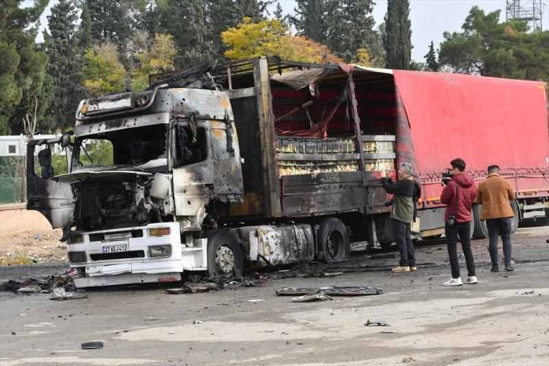Terör örgütü PKK/YPG'nin Karkamış'a roketli saldırısı
