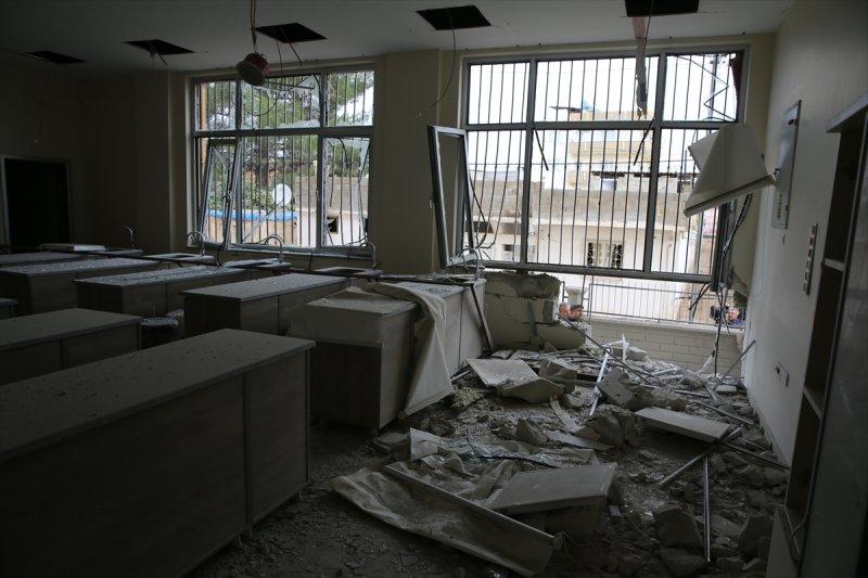 Terör örgütü PKK/YPG'nin Karkamış'a roketli saldırısı