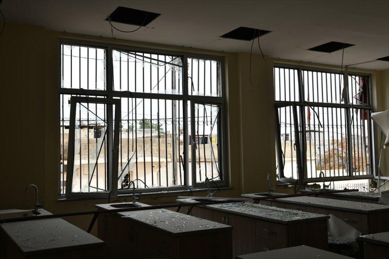 Terör örgütü PKK/YPG'nin Karkamış'a roketli saldırısı