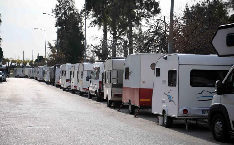 Antalya'da karavancılar tepki topluyor