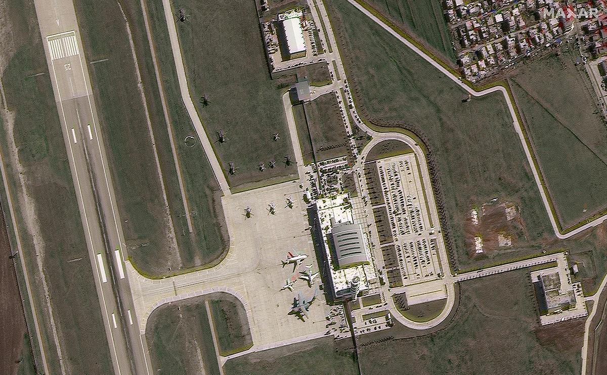 Depremin öncesine ve sonrasına ait uydu görüntüleri