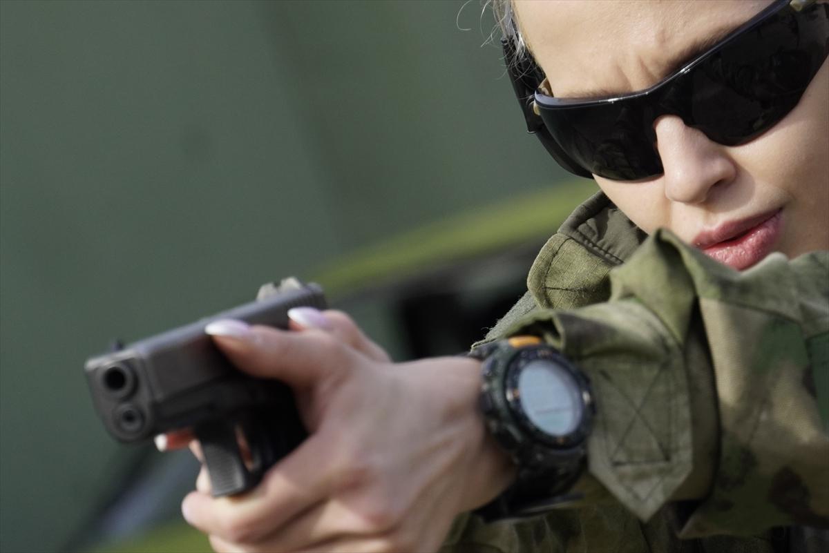 Çeçenistan'da kadın güvenlik güçlerinin zorlu eğitimi