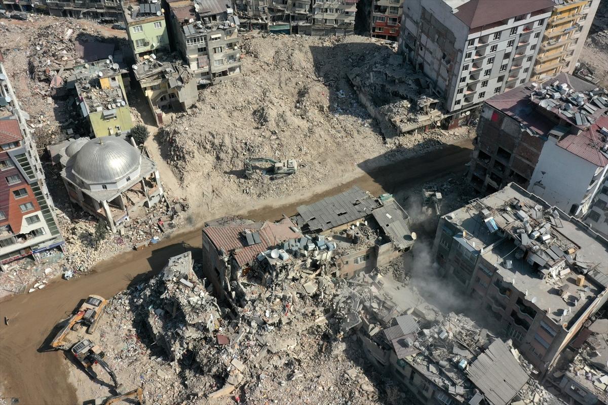 Yerle bir olan Hatay'ın son durumu gözler önüne serildi