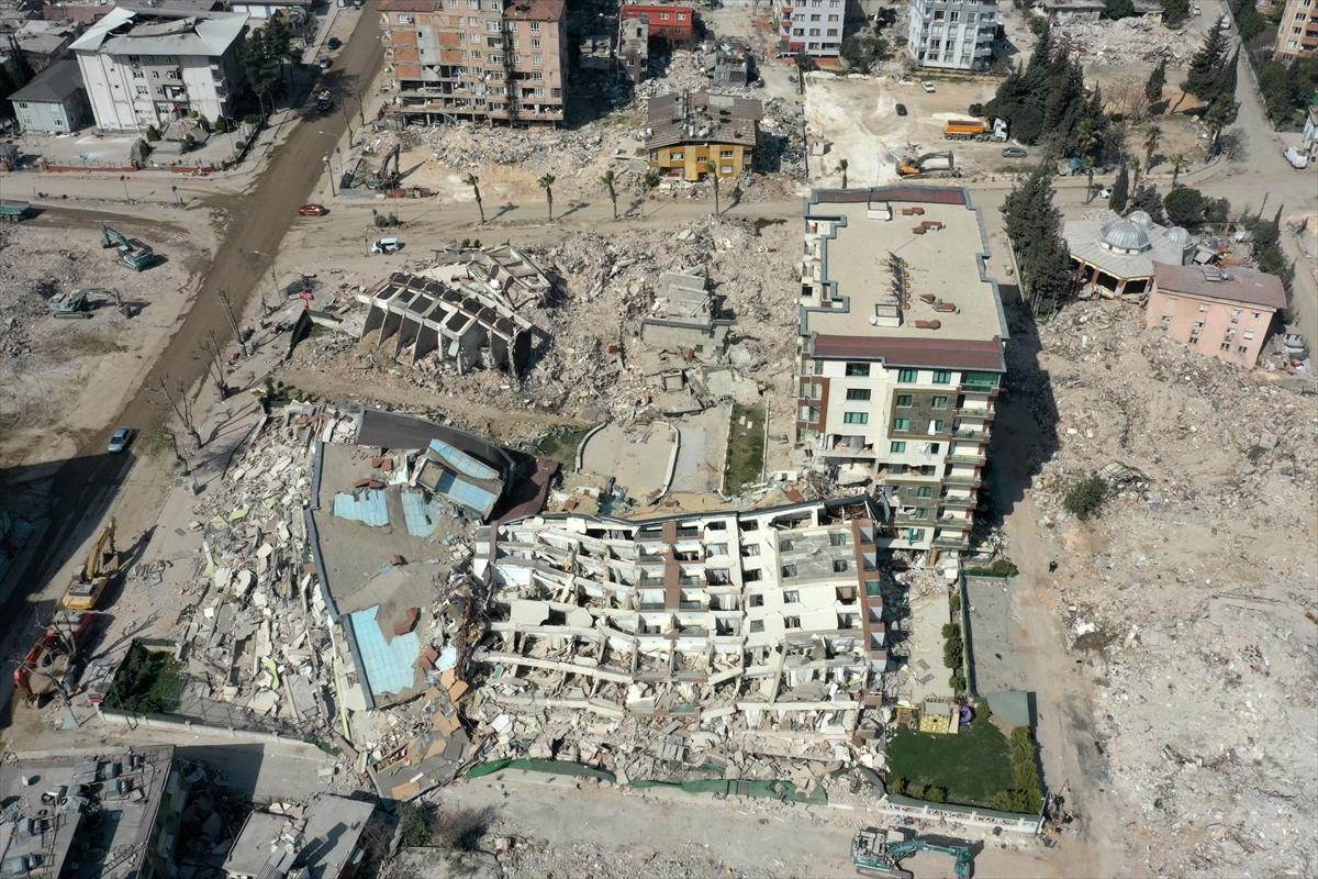 Yerle bir olan Hatay'ın son durumu gözler önüne serildi