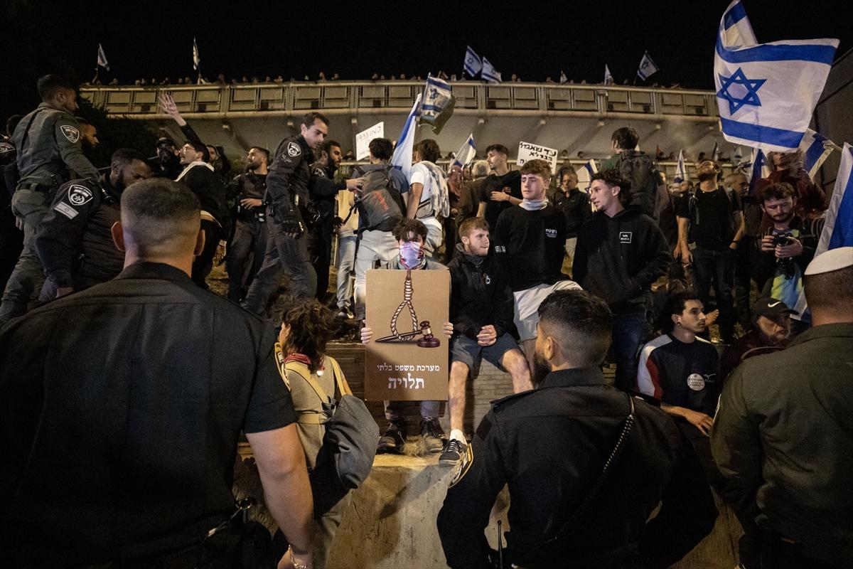 İsrail’de Netanyahu karşıtı gösteri