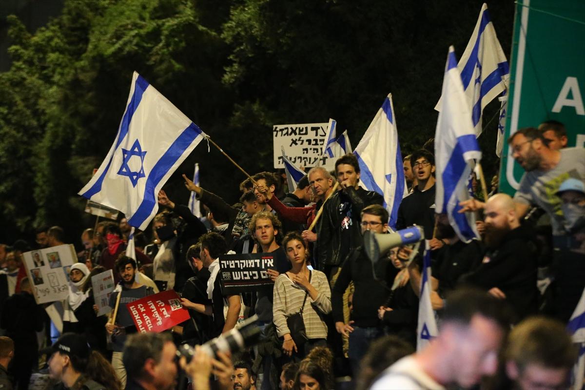 İsrail’de Netanyahu karşıtı gösteri