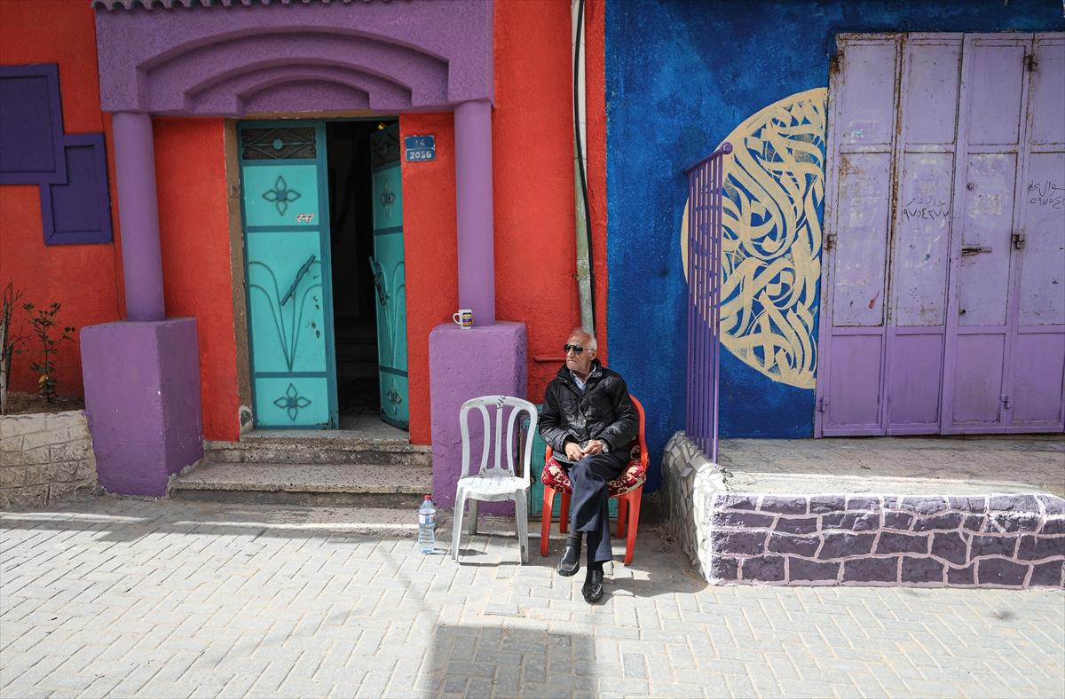 Abluka altındaki Gazze rengarenk! Filistinli sanatçılar, duvarları resimlerle donattı