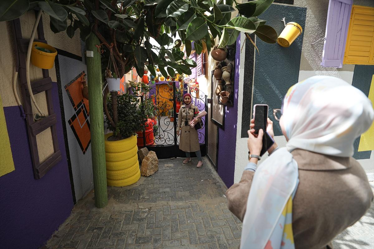 Abluka altındaki Gazze rengarenk! Filistinli sanatçılar, duvarları resimlerle donattı