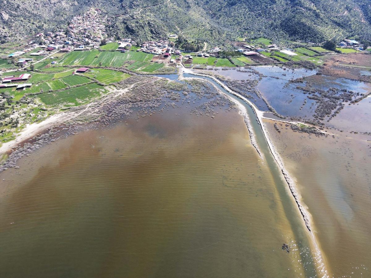 Yağışların ardından Bafa Gölü eski haline döndü