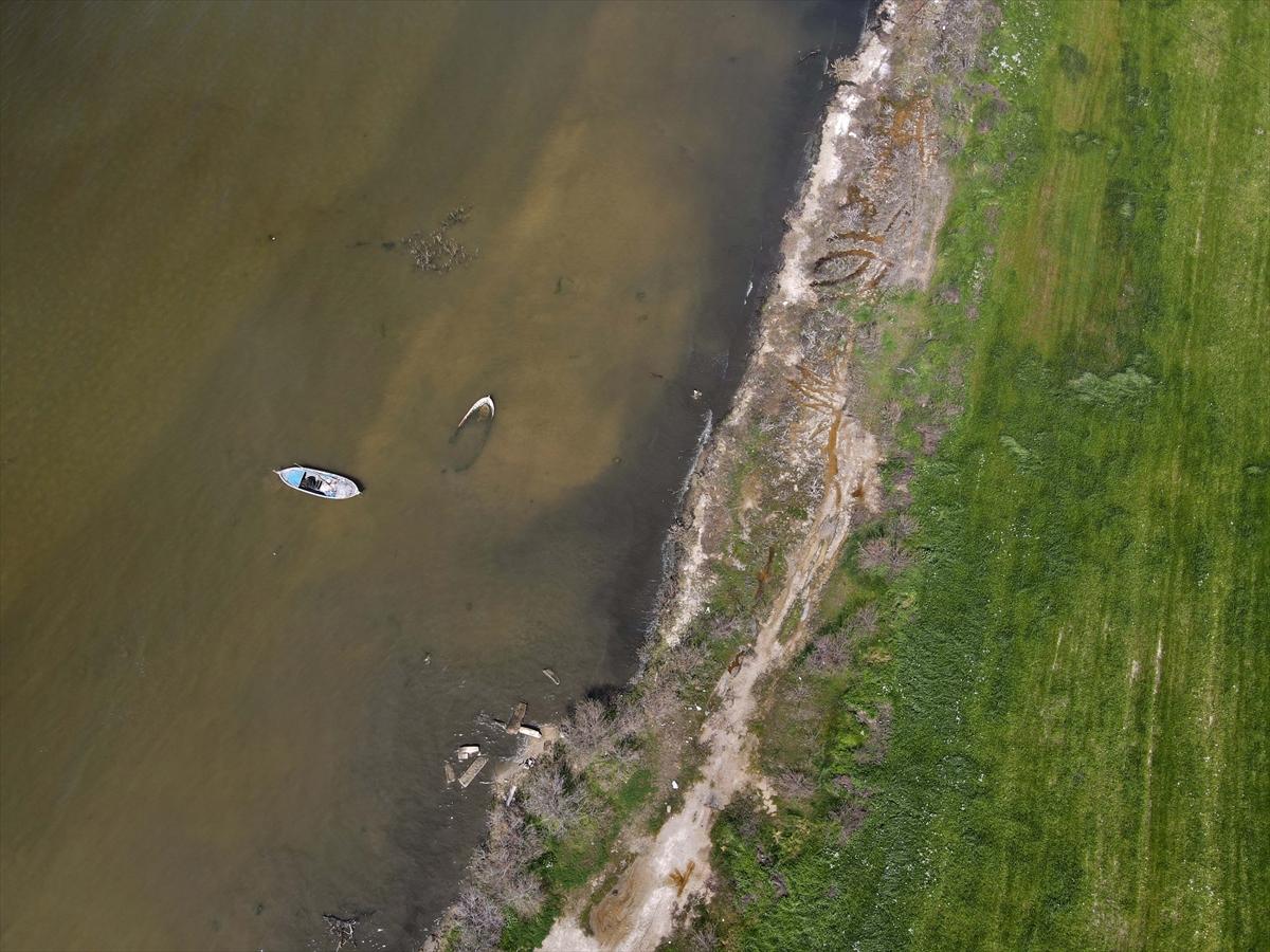 Yağışların ardından Bafa Gölü eski haline döndü