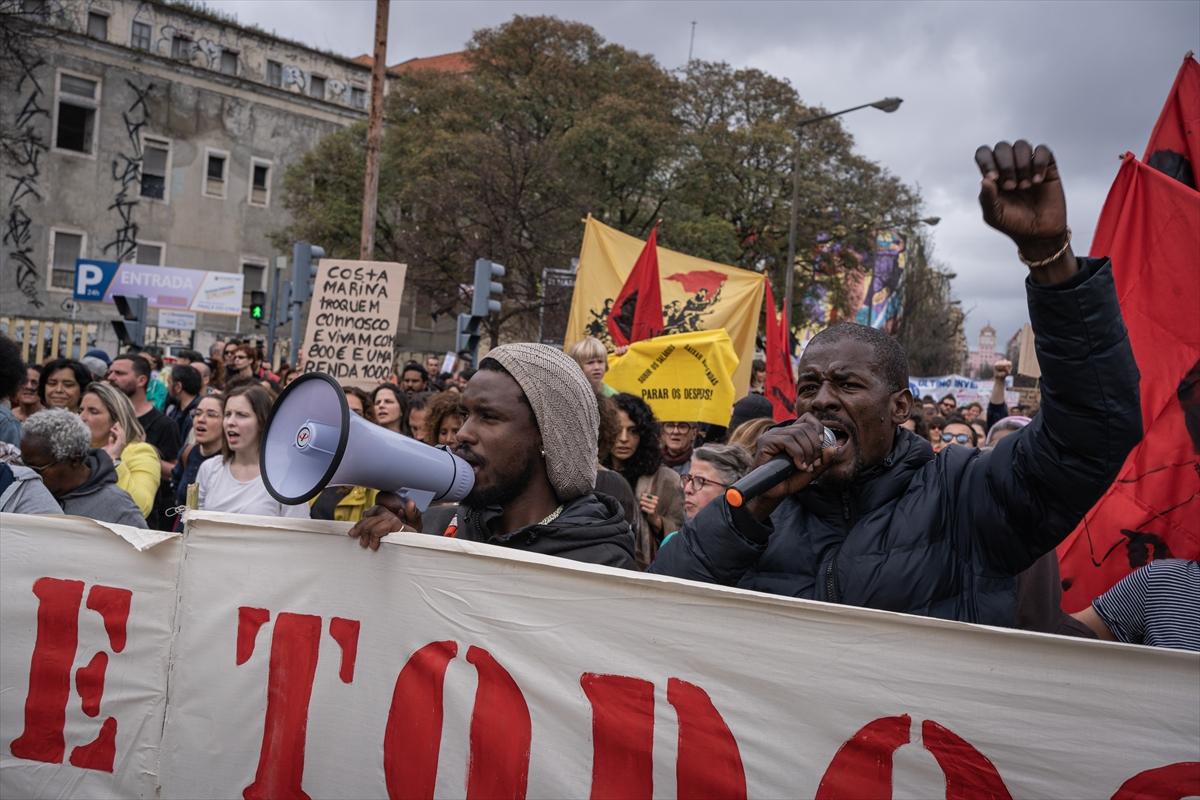 Portekiz'de konut krizi! 6 büyük kentte gösteri düzenlendi