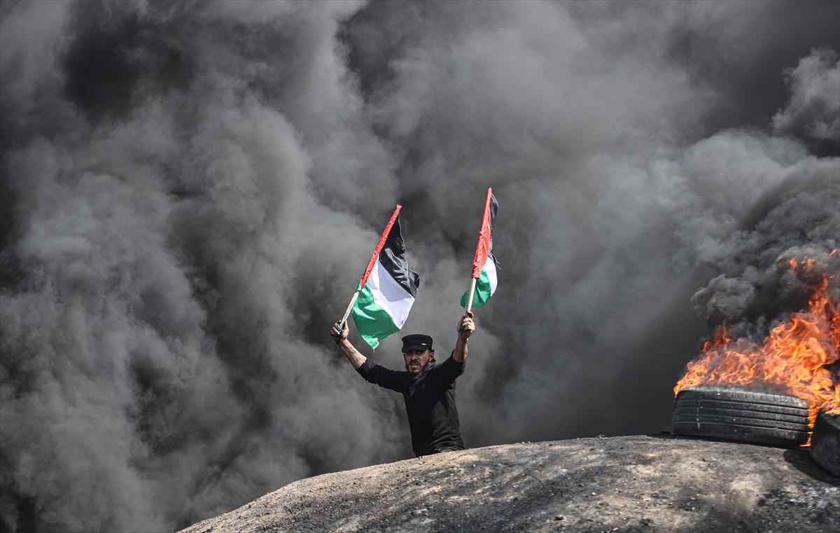 Gazze'de tansiyon düşmüyor! İsrail güçlerinin Mescid-i Aksa baskını protesto edildi