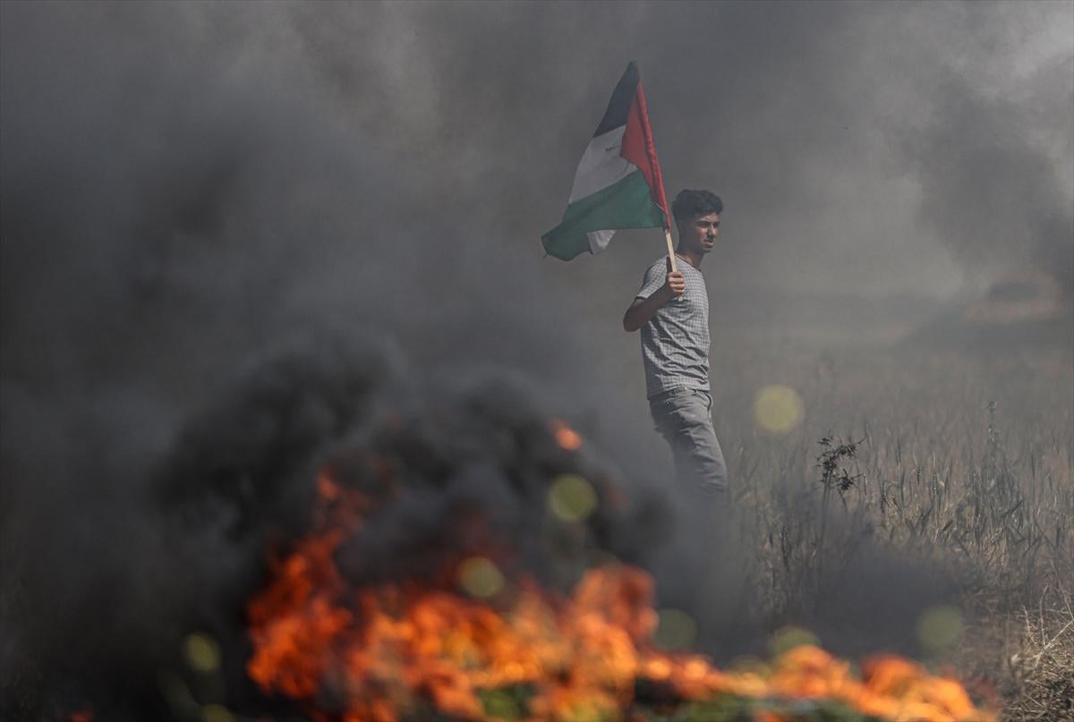 Gazze'de tansiyon düşmüyor! İsrail güçlerinin Mescid-i Aksa baskını protesto edildi