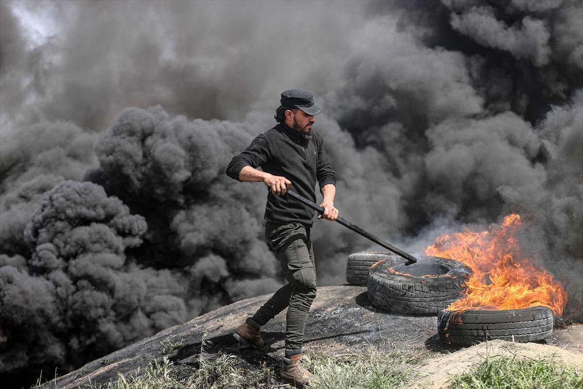 Gazze'de tansiyon düşmüyor! İsrail güçlerinin Mescid-i Aksa baskını protesto edildi