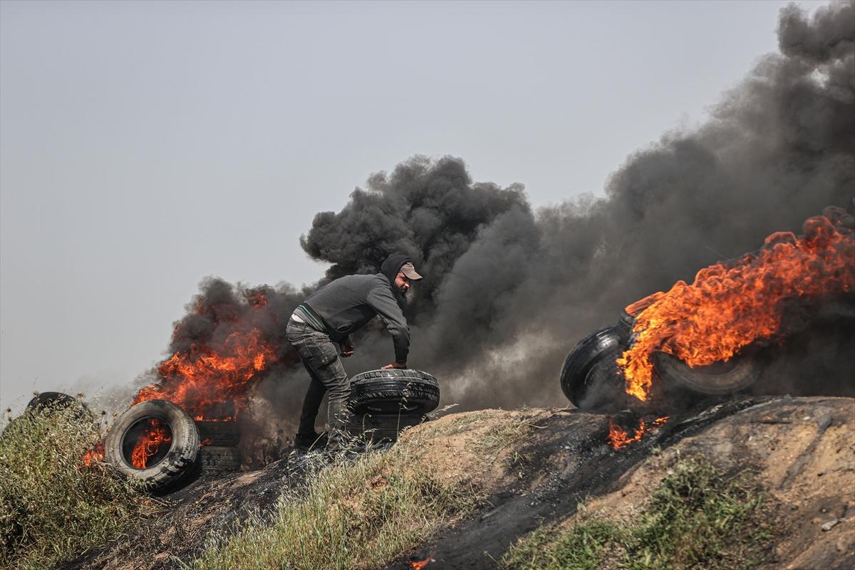 Gazze'de tansiyon düşmüyor! İsrail güçlerinin Mescid-i Aksa baskını protesto edildi