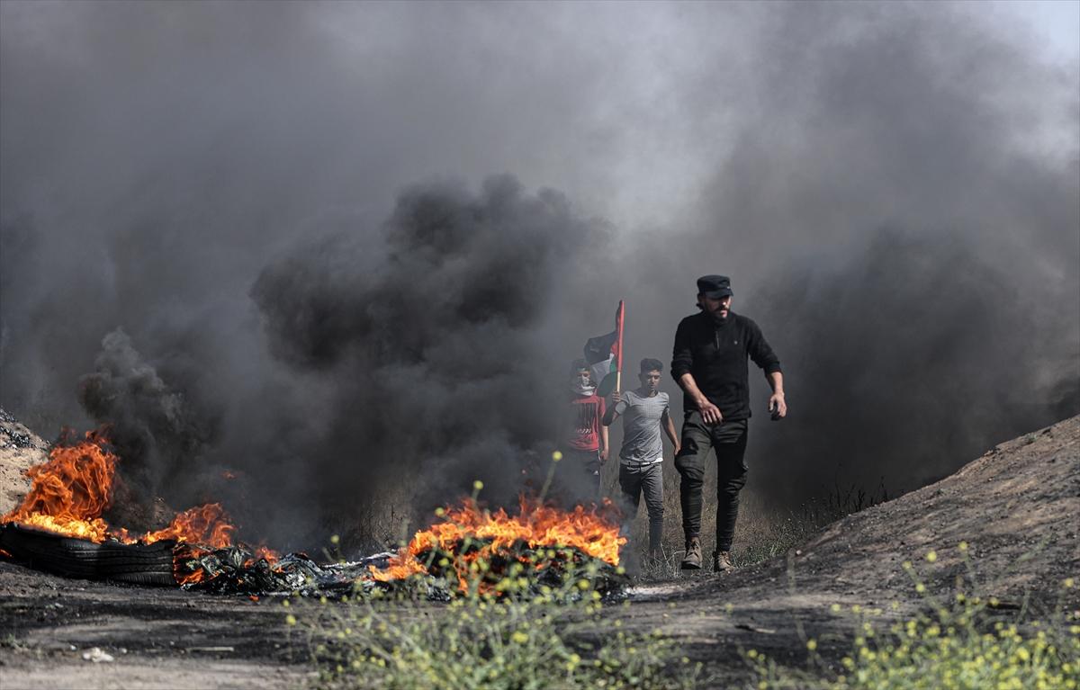 Gazze'de tansiyon düşmüyor! İsrail güçlerinin Mescid-i Aksa baskını protesto edildi