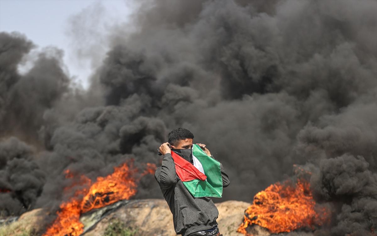 Gazze'de tansiyon düşmüyor! İsrail güçlerinin Mescid-i Aksa baskını protesto edildi