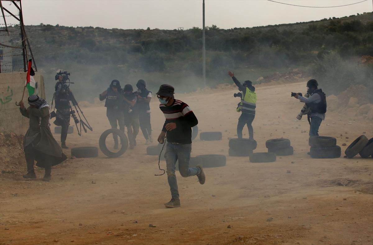Filistin bir kez daha hareketlendi! İsrail güçleri, göz yaşartıcı gazla müdahale etti